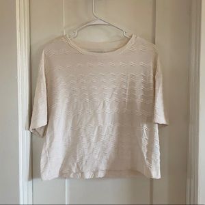 Madewell short sleeved loose fitting shirt